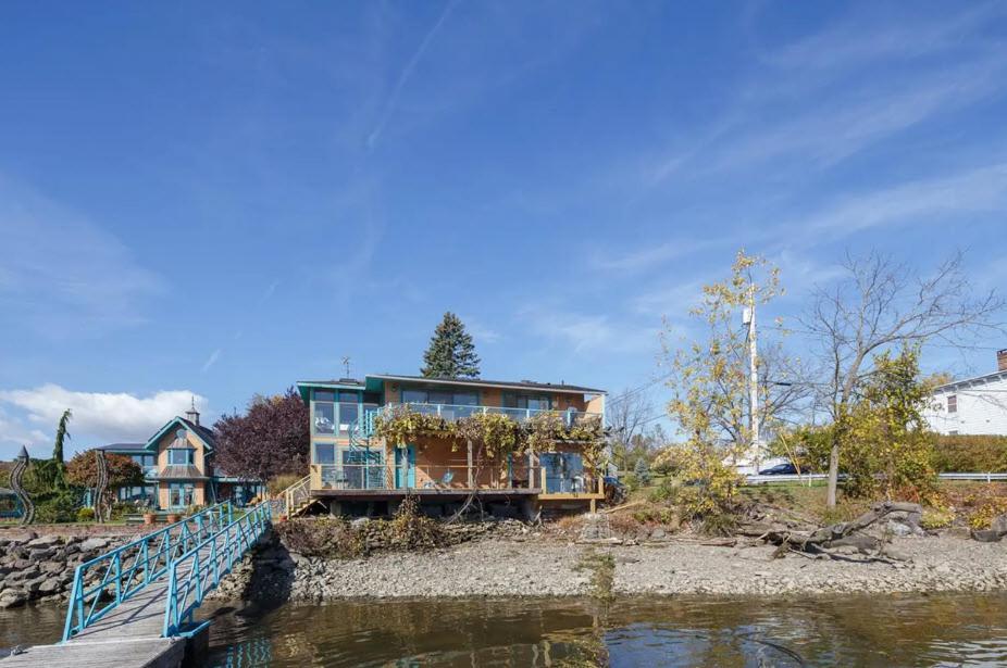 Hudson Riverfront Home Catskill Extérieur photo