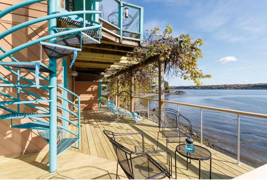 Hudson Riverfront Home Catskill Extérieur photo