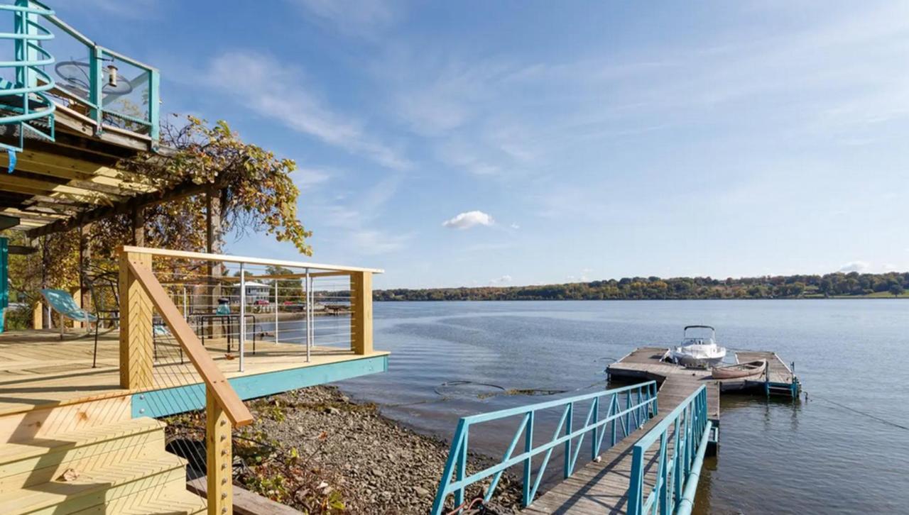 Hudson Riverfront Home Catskill Extérieur photo